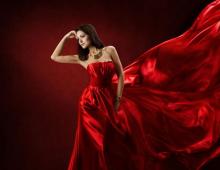 К чему снится красное платье?